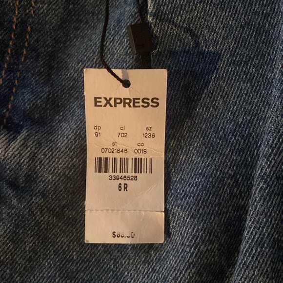 Express Jeans Wide Leg High Rise - Picture 5 of 5